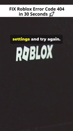 FIX Roblox Error Code 401 in 30 Seconds 🚀 #error401 #robloxfix #RobloxError401 #Roblox #RobloxError