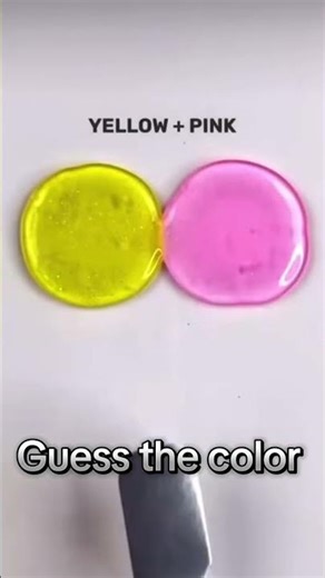 Do you guess the color? #guessthecolor #slime