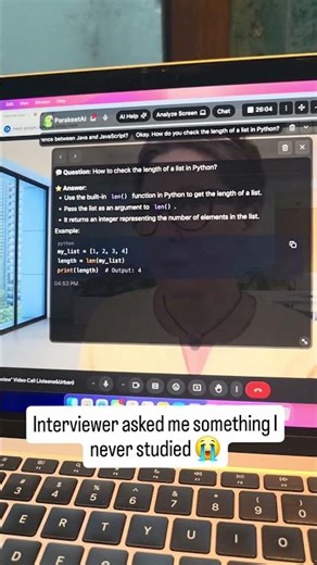 AI answered my interview questions and I got hired instantly 😭 #parakeetaipartner #aiinterviews