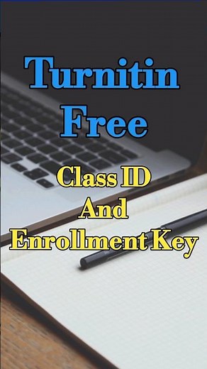 Free Turnitin Class ID & Key! 💡 (2025 Update) #shorts #shortvideo