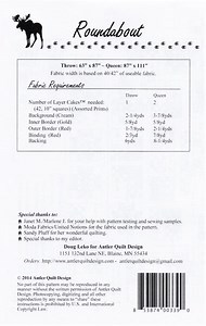 ROUNDABOUT - Antler Quilt Design Pattern AQD 0234 DIGITAL DOWNLOAD