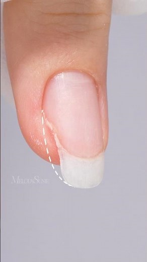 How to fix a broken nail with acrylic powder? 💅✨#melodysusie #nails #nailart #nailtech #nailtools
