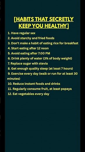 12 Habits That Secretly Keep You Healthy Into Old Age (Most People Ignore These!)