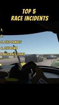 Top 5 INSANE iRacing Crashes & Saves! 😱 #racing #iracing #automobile #crash #videogames #simulator