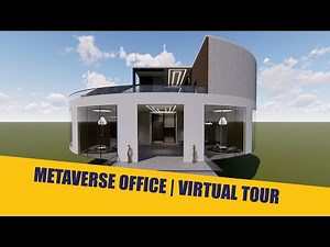 Metaverse office designed by khomy | Virtual office | Spatial | blender