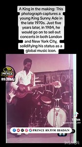 26K views · 891 reactions | BIOGRAPHY OF SUNNY ADE: Sunny Adé was...