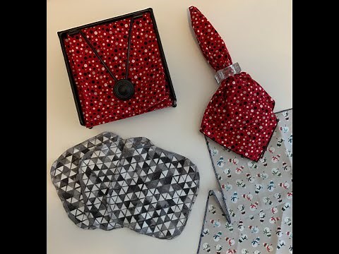 Make cloth napkins with your Serger - Easy!