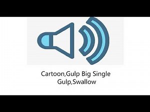 Cartoon,Gulp Big Single Gulp,Swallow