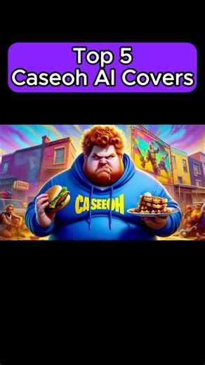 Top 5 FUNNIEST CaseOh AI Song Covers 😂 #caseoh #caseohfunnymoments #caseohgames #twitch #memes