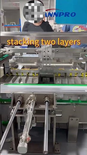 wafer snack stacking machine #the secondary packing line# stacking #biscuitspackingmachine
