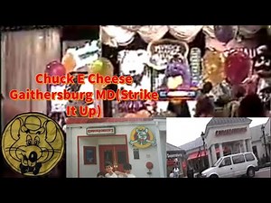 (CLOSED CEC) Chuck E Cheese's 2-Stage: Gaithersburg MD Strike it up footage from the mid 1990s