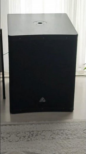 Behringer DR18sub test