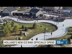 Skaters ready to 'break the ice' as Holland Ice Park officially opens