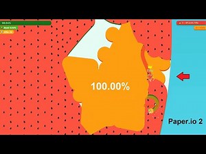 Paper.io 2 Map Control: 100.00% [Professional]