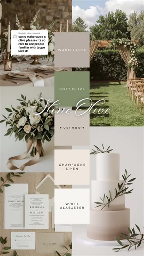 Stone Olive: The Perfect Wedding Color Choice