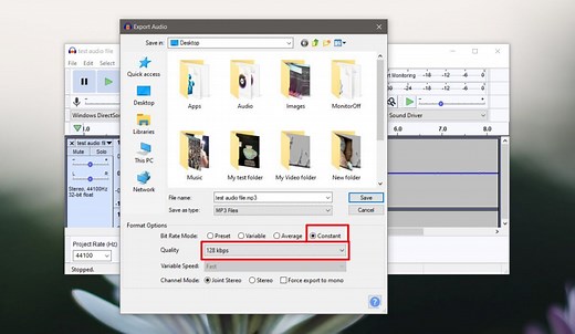 How to compress an audio file on Windows 10