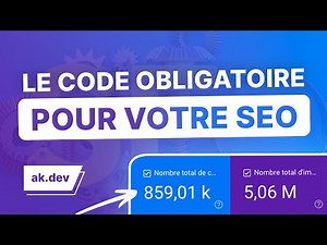 Astuces SEO - Le code indispensable pour être n°1 sur Google !