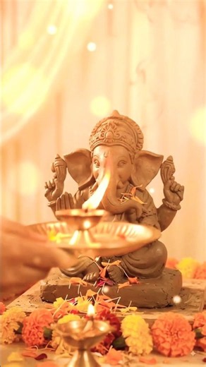 Eco friendly Ganpati🌿🐘#shorts #ganpati #ecofriendly #ecofriendlyganeshamaking #clay #clayart #diy