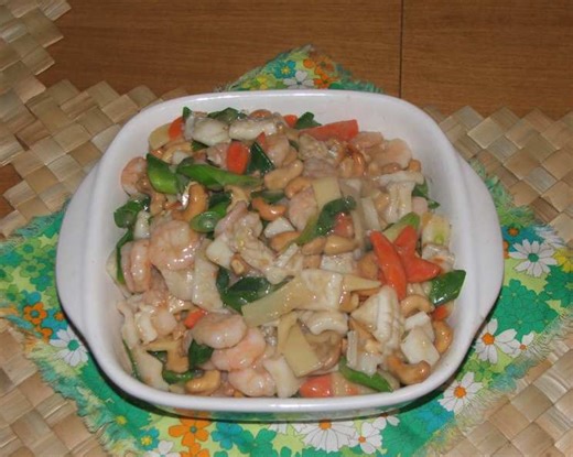 Seafood - Prawn & Squid Stir-Fry Recipe - Chef's Resource Recipes