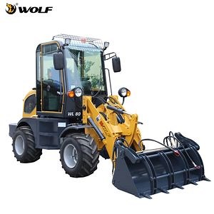 Wolf Wheel Loader 800kg Small Multifunction Articulated Agricultural Farm Small Construction