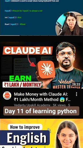 Day 11 of learning python #voiceeffects #pythonanddjangofullstackwebdeveloper