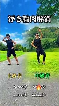 【117万再生】浮き輪肉解消トレーニング！