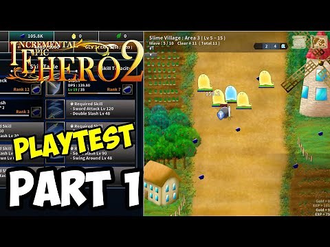 INCREMENTAL EPIC HERO 2 Gameplay Walkthrough Part 1 FULL PLAYTEST | No Commentary