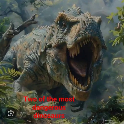 Two of the most dangerous dinosaurs in history.
