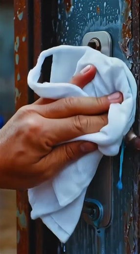 How to Clean a Rusty Door Handle in Seconds 🛠️