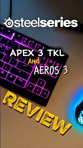SteelSeries Apex 3 TKL and SteelSeries Aerox 3… and this setup actually performs 👀🔥