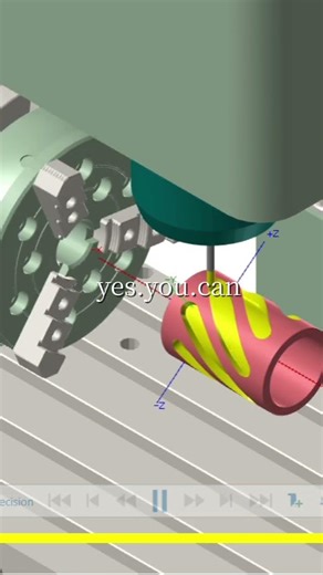VMC ROTERY 4 AXIS POCKET SIEMENS || MASTERCAM 3D TOOLPATH