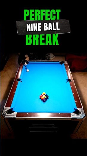 Perfect (?) 9-Ball Break!