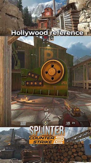Hollywood reference new map Counter strike 2 #counterstrike2 #cs2 #counterstrike #csgo