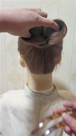 Effortless High Bun with Braided Hair Tool - Video Inspired Style