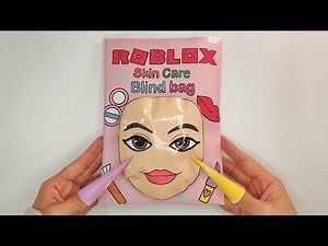 🎀Paper DIY🎀 Satisfying Roblox Blind Bag ASMR Tutorial, Makeup