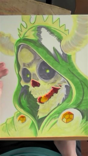 I Drew The Lich from Adventure Time.