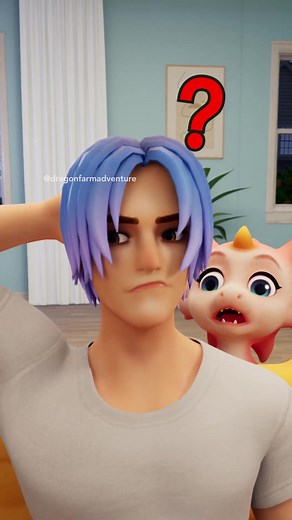 I was thrown out of the house once again😰😰😰#pinkdragon #dragonfarmadventure #dragon #fyp