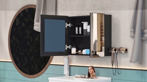 480QT Plastic Stackable Storage Bins with Lid, 120GAL Extra Large Collapsible Box with Wheels Clear Door, Foldable Closet Organizer Container Cabinet Drawer for Home Kitchen，3Pack, White