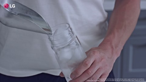 LG 28 cu. ft. 3 Door French Door Refrigerator with Ice and Water Dispenser and Craft Ice in PrintProof Stainless Steel LHFS28XBS