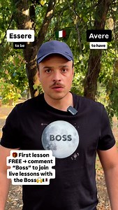 11K views · 14K reactions |  First lesson FREE → comment “Boss” to join live lessons with the Boss | The Italian Language Boss | Facebook