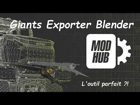 [TUTO] Convertir les Textures de FS 22 à FS 25 avec Blender et l'Outil Giants Exporter ! 🔥🎨