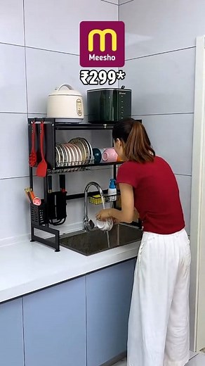 1.4M views · 4.8K reactions | Comment for link ️ over the sink dish rack #overthesinkdishrack #dishrack #kitchenstorage #reels #reelsvideo #reelsviral #viralproducts #product #besthomegadgets #trending #gadgets | 24SevenGadget | Facebook