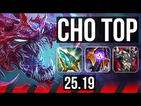 CHO'GATH vs SETT (TOP) | Rank 14 Cho | KR Master | 25.19