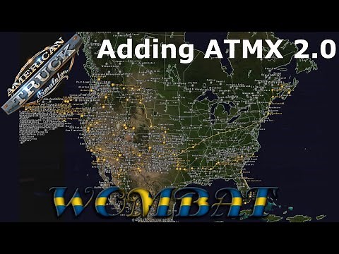 ATS 1.36 - Big map combo updated for ATMX 2.0 and Minor Urban Overhaul v9