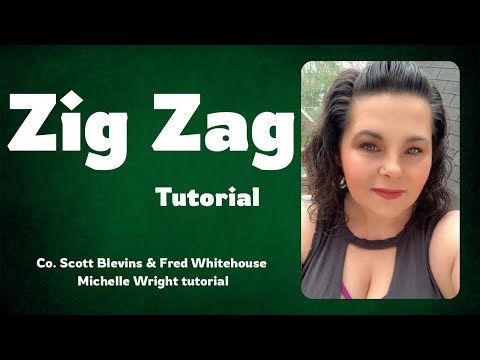 Zig Zag line dance tutorial Intermediate choreography by Scott Blevins & Fred Whitehouse