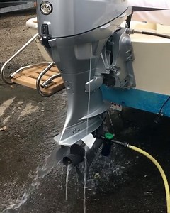 4.5K views · 111 reactions | Are you running your outboard in saltwater?  To regularly flush your outboard, bring it to operational temperature with fresh water to clear the cooling passages of any salt residue. Flushing your outboard after use in saltwater or brackish water will help it last for years to come! : The Boat Guy in California | Honda Marine | Facebook