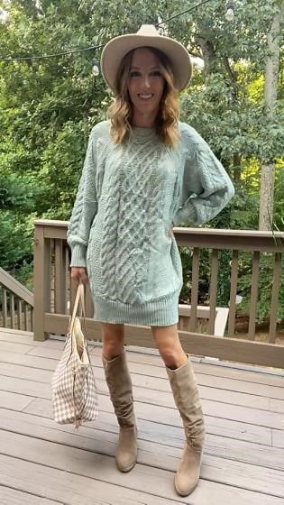 Oversized Sweater Dress for Women