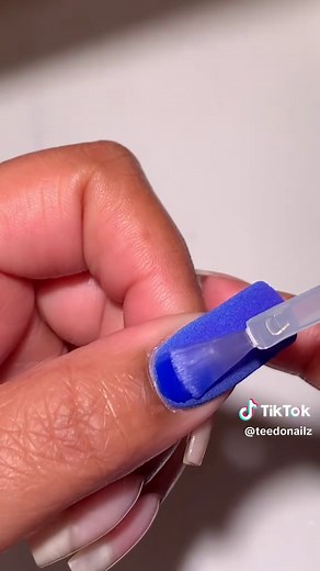 Flawless Blue Dip Powder Nail Application Tutorial