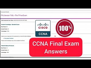 Cisco CCNA final exam answers // ITN (Version 7.00)- ITNv7 Final Exam Answers