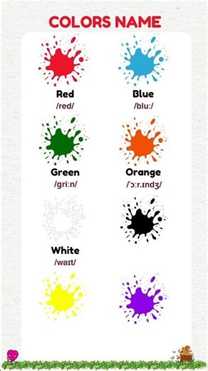 Can you name these Colors? 🤔🎨 | Easy English #learnenglish